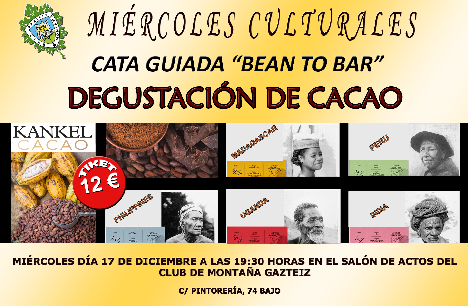 Foto CATA GUIADA "BEAN TO BAR" DEGUSTACIÓN DE CACAO